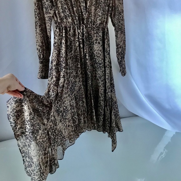 All Saints Lightweight Long-sleeve Mid-length Dress - Picture 4 of 5